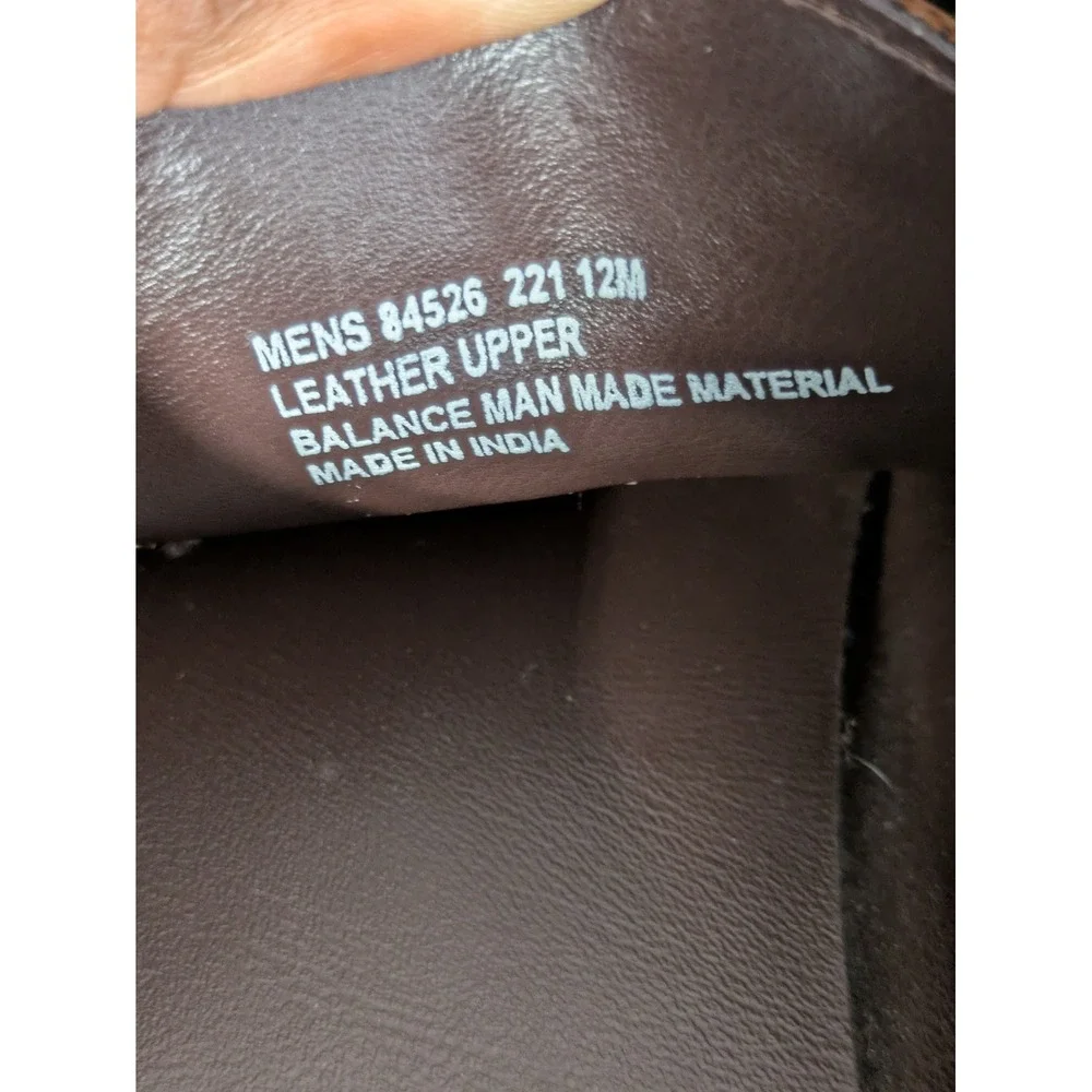 Nunn Bush Norcross 84526-221 Mens 12M Brown Leather Cap Toe Oxford Dress Shoes
